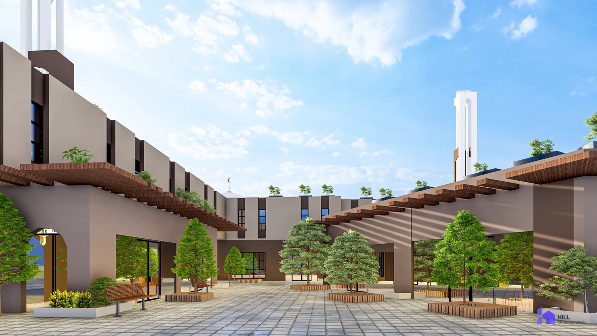 Render of HP-488 Masjid, Hargeisa.