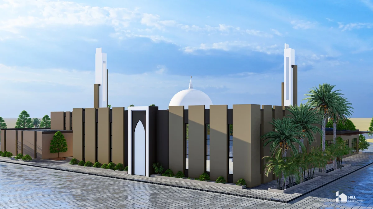Render of HP-488 Masjid by Somdesign Architects.